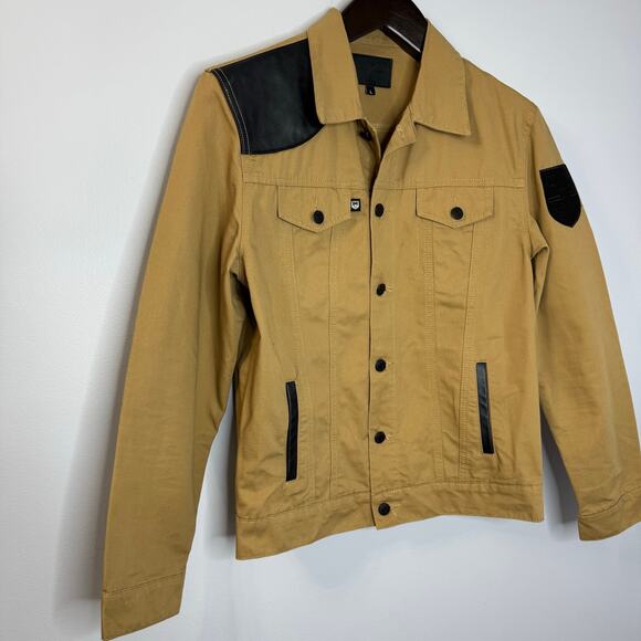 Profound Aesthetic Jacket Mens Tan Cotton Workwear Utility Sz L - Picture 2 of 14